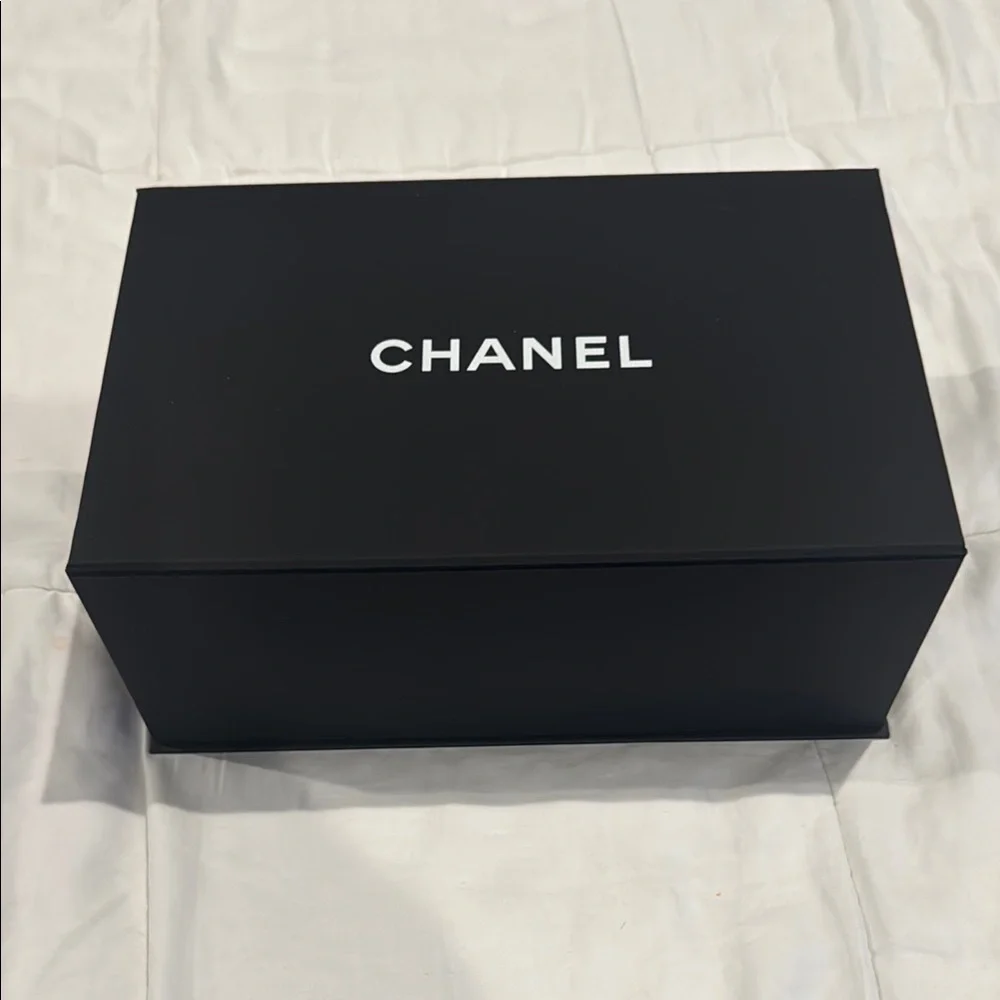 CHANEL Black Logo Box